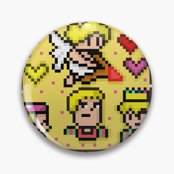 Item preview, The Lovers Tarot Card Cute Pixel Art designed and sold by RetroRlx.