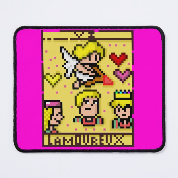 Item preview, The Lovers Tarot Card Cute Pixel Art designed and sold by RetroRlx.