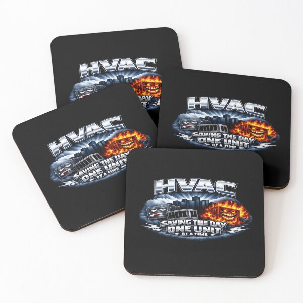Item preview, HVAC Hero Design - Saving the Day One Unit at a Time - Funny Technician shirt designed and sold by FrozenHeat97.