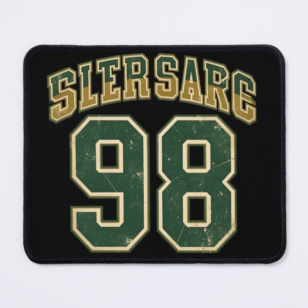 Item preview, Retro Varsity Number 98 Green Gold Vintage Sports designed and sold by KCasual.