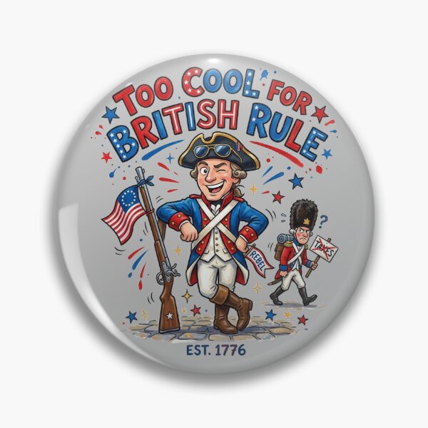 Item preview, Too Cool for British Rule designed and sold by 1st Choice Design.