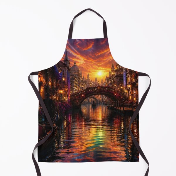Item preview, Venetian Canal at Dramatic Sunset designed and sold by Pioneer Spirit Market.