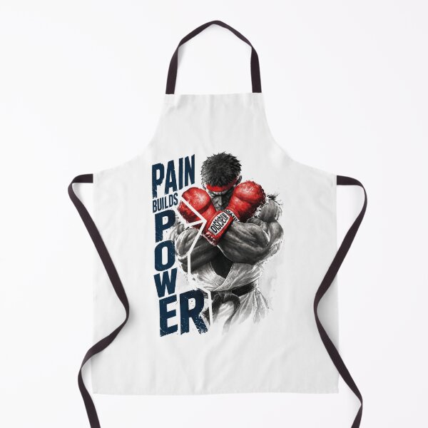 Item preview, Pain Builds Power Anime Gym Motivation Martial Arts Fighter designed and sold by Digistore1221.