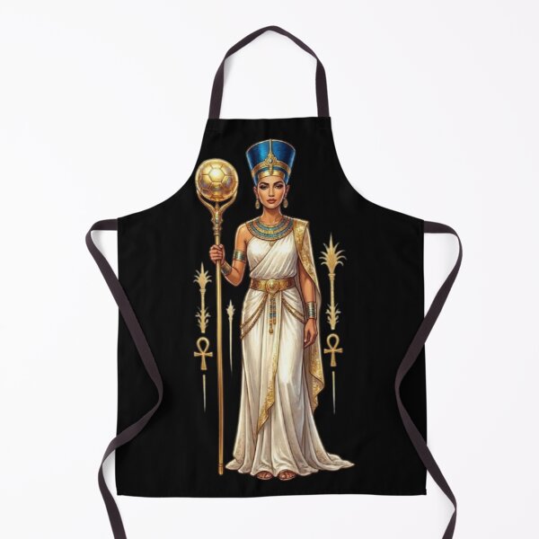 Item preview, *Queen of Football - Ancient Egyptian Goddess Soccer Art* designed and sold by Interactive-Art.