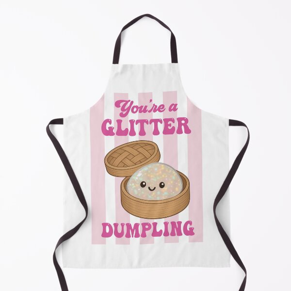 Item preview, You're a Glitter Dumpling – Cute Squishy Dumpling pinky Design designed and sold by EmeraldeaArt.