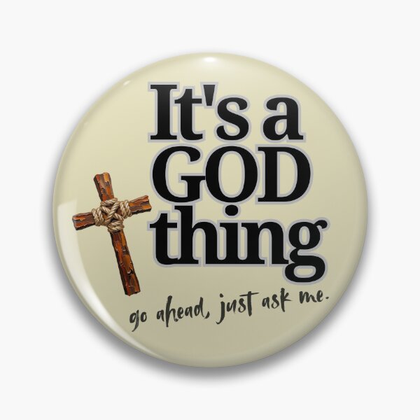 Item preview, It's a GOD thing - black designed and sold by Cane & Abel Creations ..