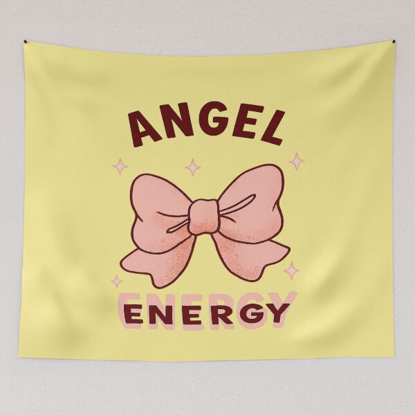 Item preview, That's So Fetch Angel Energy | Pink Bow Y2K Coquette Design designed and sold by Kittcatking.