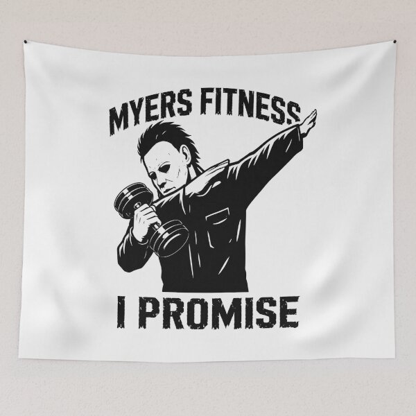 Item preview, Myers Fitness I Promise Michael Myers Funny Halloween Gym designed and sold by Digistore1221.