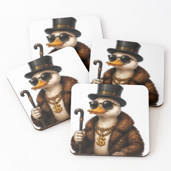 Item preview, Rich Gentleman Duck designed and sold by DailyDoodlesBySumbul.