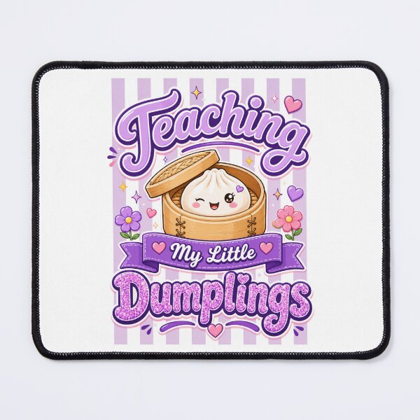 Item preview, Teaching My Little Dumplings – purple Design designed and sold by EmeraldeaArt.