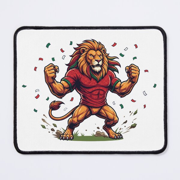 Item preview, Atlas Lion Football Warrior designed and sold by LunaMarkos.