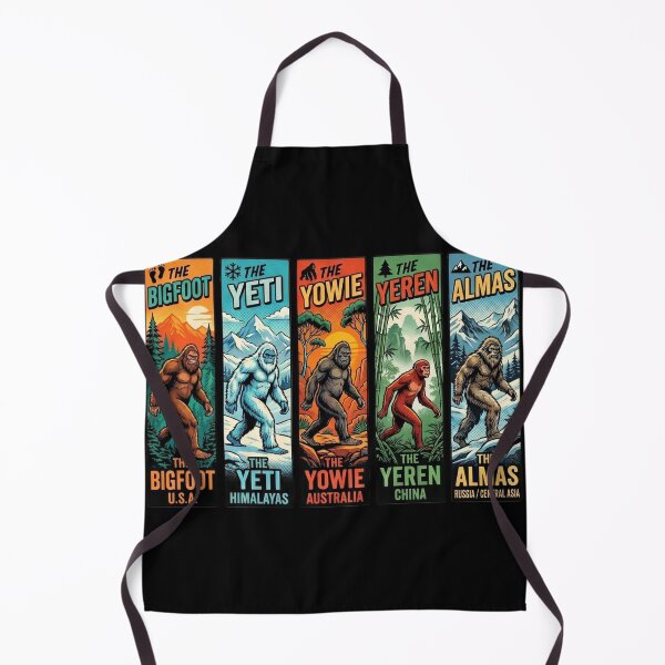 Item preview, World Bigfoot Legends - Cryptid Wildmen Collection designed and sold by redsharkuk.