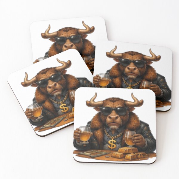 Item preview, Luxury Bull Boss designed and sold by DailyDoodlesBySumbul.