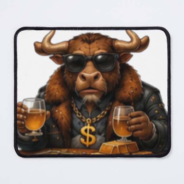 Item preview, Luxury Bull Boss designed and sold by DailyDoodlesBySumbul.