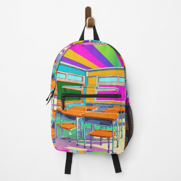 Item preview, Art - Surreal Classroom Illustration, 1960s Graphic Style designed and sold by Reverso-Design.