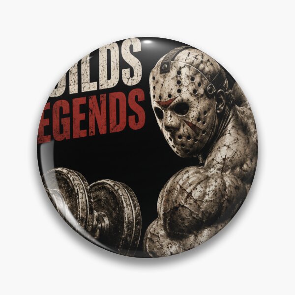 Item preview, Discipline Builds Legends Jason Voorhees Funny Halloween Gym designed and sold by Digistore1221.