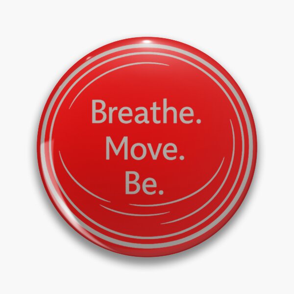 Item preview, Breathe. Move. Be. — Dual‑Ring Minimalist Mindfulness Design designed and sold by DesignHouse07.