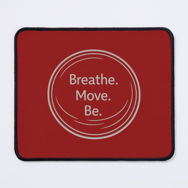 Item preview, Breathe. Move. Be. — Dual‑Ring Minimalist Mindfulness Design designed and sold by DesignHouse07.