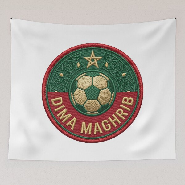 Item preview, Dima Maghrib Football Badge designed and sold by LunaMarkos.