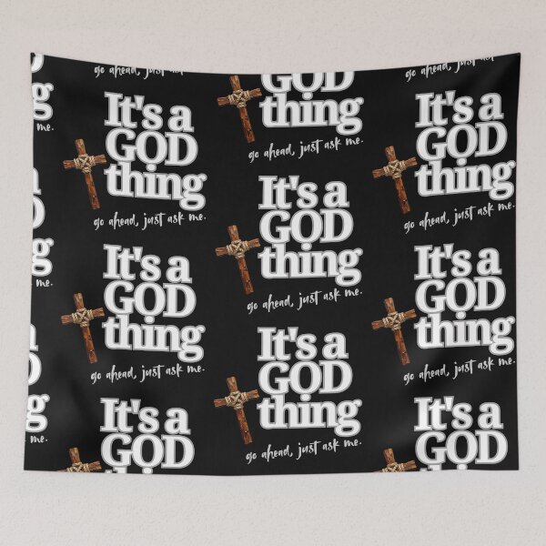 Item preview, It's a GOD thing - white designed and sold by Cane & Abel Creations ..