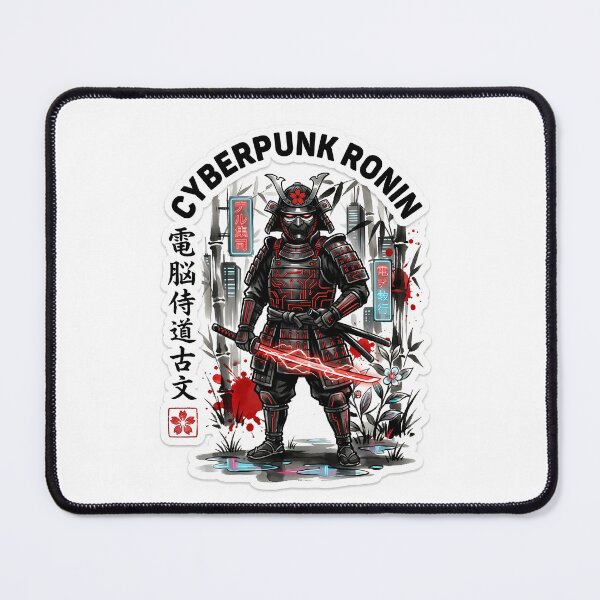 Item preview, Cyberpunk Ronin Samurai Sticker designed and sold by SupernovaNote.