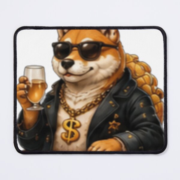 Item preview, Luxury Shiba Boss designed and sold by DailyDoodlesBySumbul.
