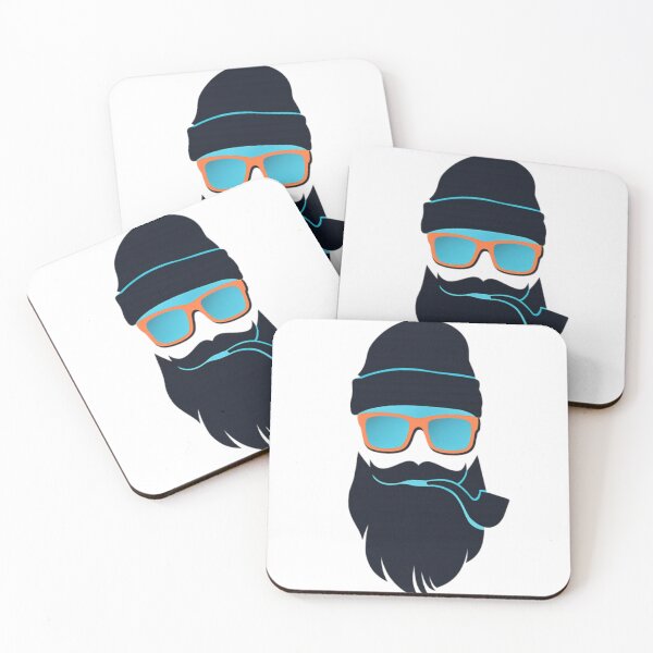Item preview,  Hipster Beard Vector | Modern Barber Style | designed and sold by Saeed  Ahmad.