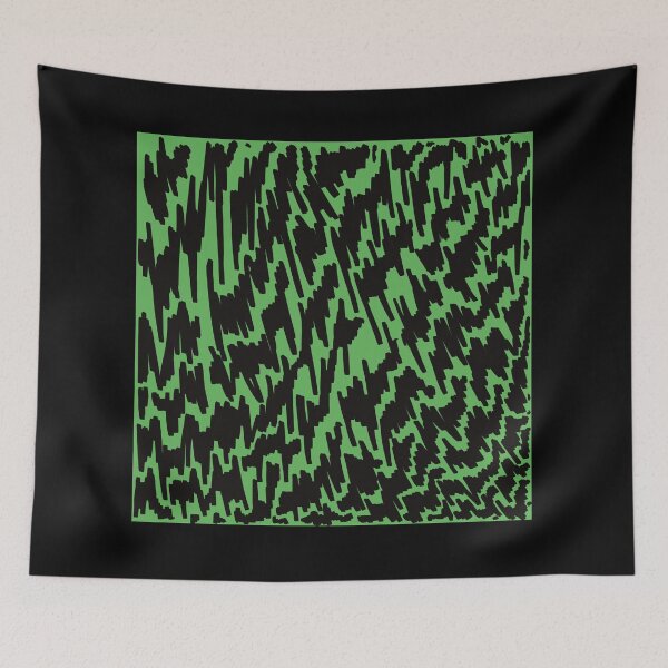 Item preview, Green & Black Abstract Tiger Print designed and sold by sleepyheadedbb.