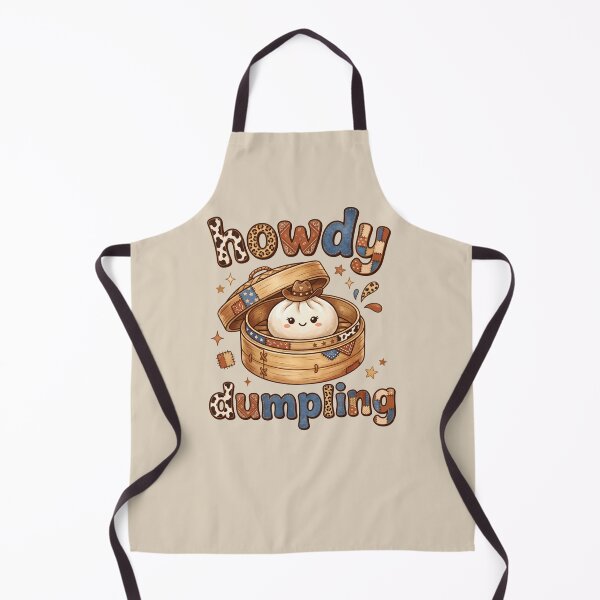 Item preview, howdy Dumpling – Cute Kawaii cowboy Dumpling designed and sold by EmeraldeaArt.