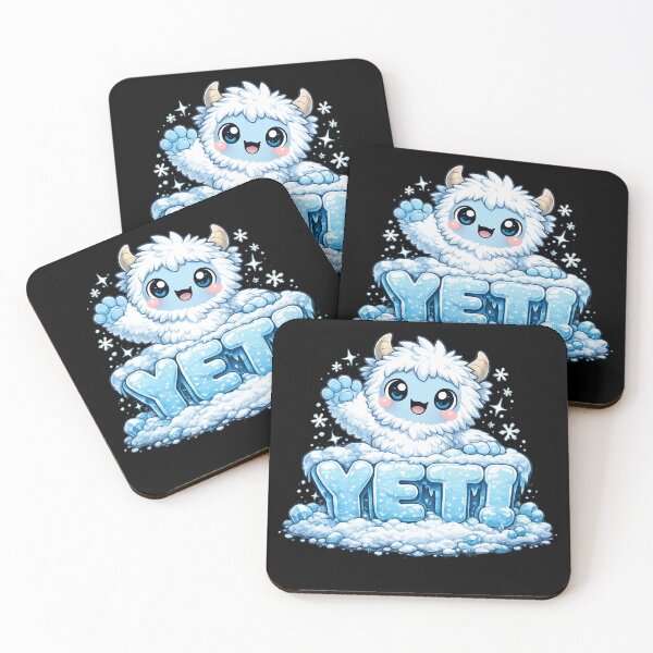 Artikelvorschau, Yeti Kawaii Kryptid entworfen und verkauft von redsharkuk.