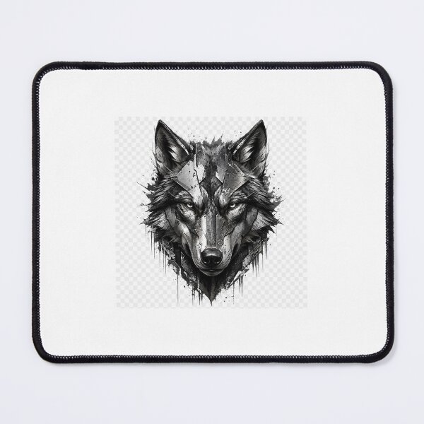 Item preview, Steel Wolf – Industrial Metal Wolf | Cyberpunk Mechanical Wolf Art designed and sold by SteelCoat Studio.