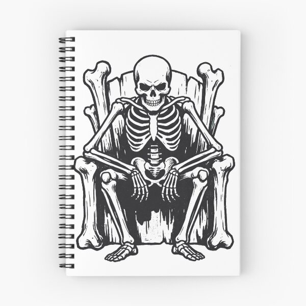 Item preview, Skeleton King Sitting on Throne of Bones designed and sold by MisteryDesigner.