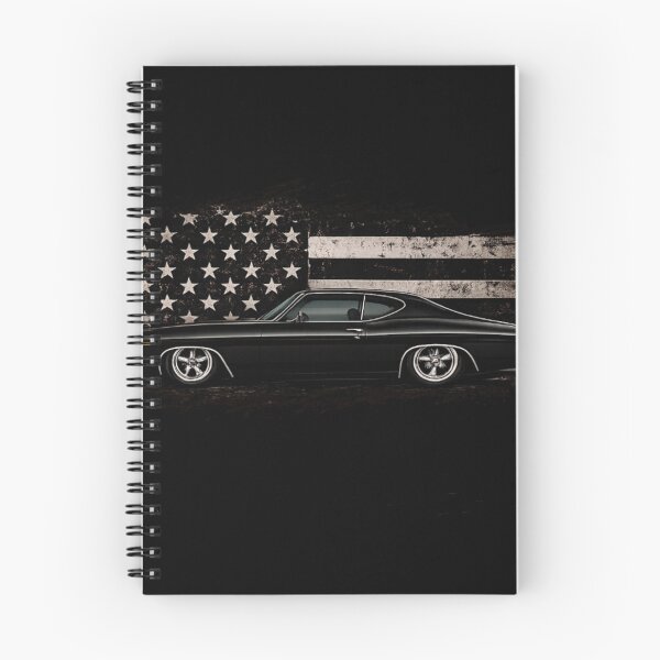 Item preview, Black 1969 Muscle Car & Distressed American Flag | Vintage Classic Car T-Shirt designed and sold by Diesel outlaw .