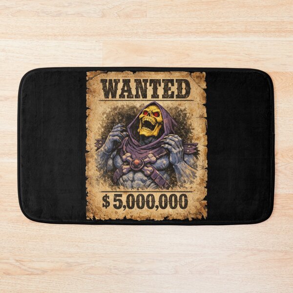 Item preview, 80s Cartoon Villains Gallery: Old West Wanted Poster Skeletor designed and sold by Rex Vox.