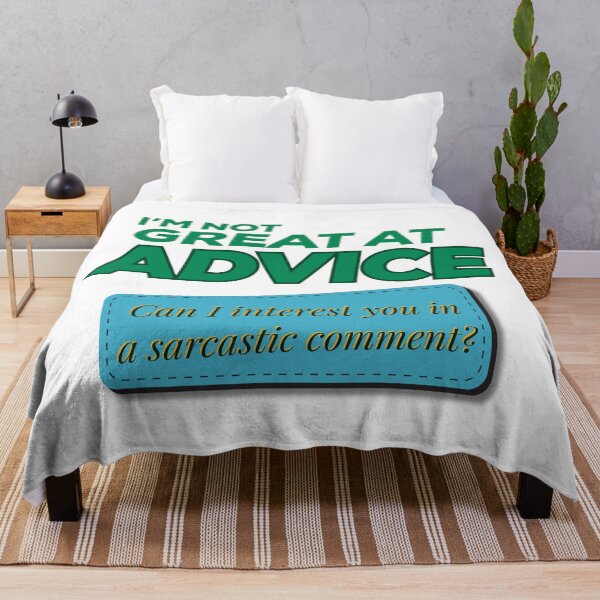 Item preview, Not Great At Advice Sarcastic Comment Funny Quote designed and sold by Forever Young Design Co..