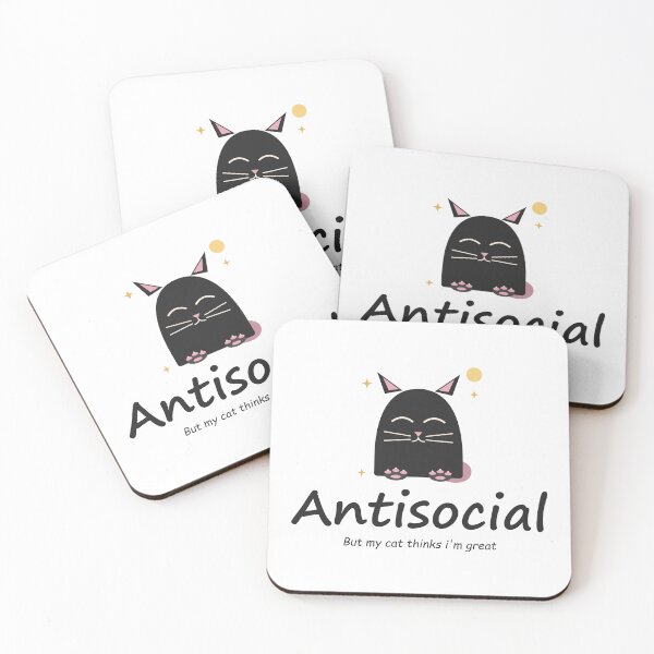 Item preview, Antisocial But Loved By My Cat designed and sold by MouhamedAdel95.