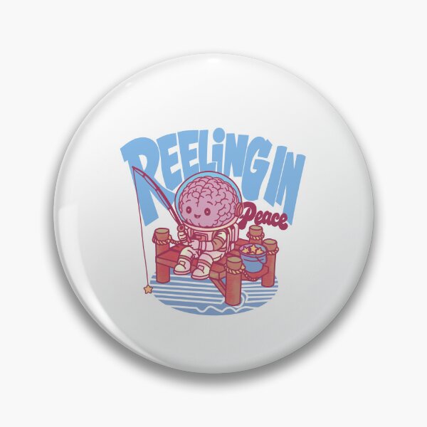 Item preview, Mindful Space Mental Health Fishing Humor designed and sold by AdelArtworks.