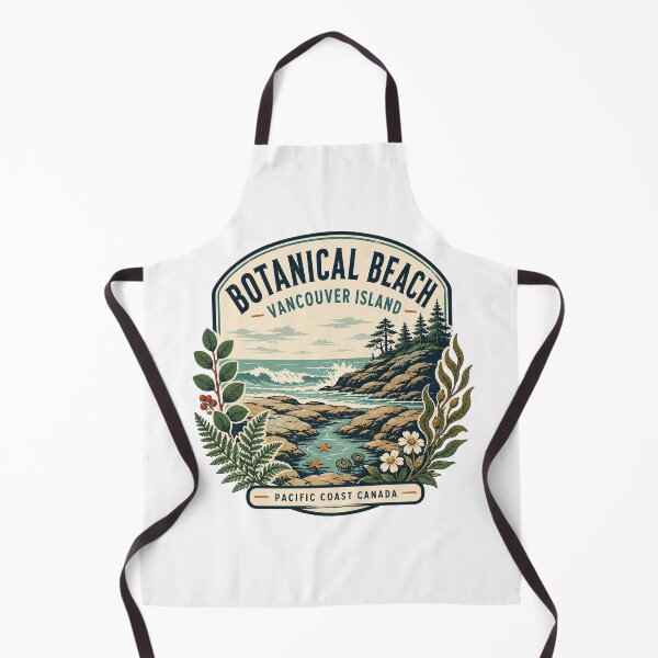 Item preview, Botanical Beach Vancouver Island Mid-Century Coastal T-Shirt designed and sold by Eclipse 3699.