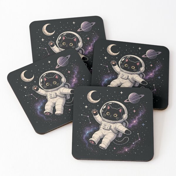 Item preview, Cute Space Cat Astronaut designed and sold by MouhamedAdel95.