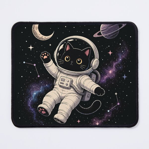 Item preview, Cute Space Cat Astronaut designed and sold by MouhamedAdel95.