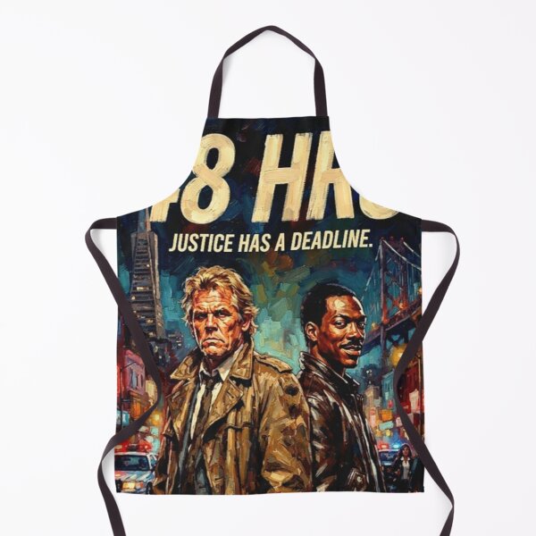 Item preview, 48 Hrs Retro Buddy Cop Action Comedy Crime Thriller Tribute Art Movie Poster designed and sold by Art's Diner.