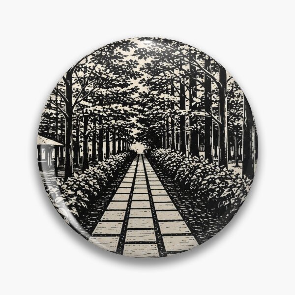 Item preview, Indian Garden| Botanical Linocut Sticker & Postcard designed and sold by Linoluca.