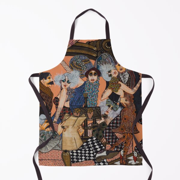 Item preview, Art Deco Illustration Vintage Jazz Age Party Scene for Retro Fashion Lovers designed and sold by RickE.