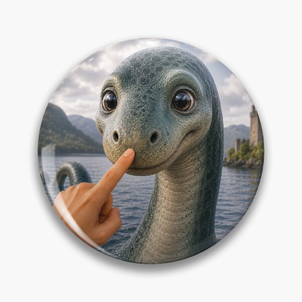 Item preview, ⭐ BOOP THE SNOOT COLLECTION ⭐ –  NESSIE - LOCH NESS MONSTER – Every Snoot Deserves a Boop designed and sold by WheelieGdArt.