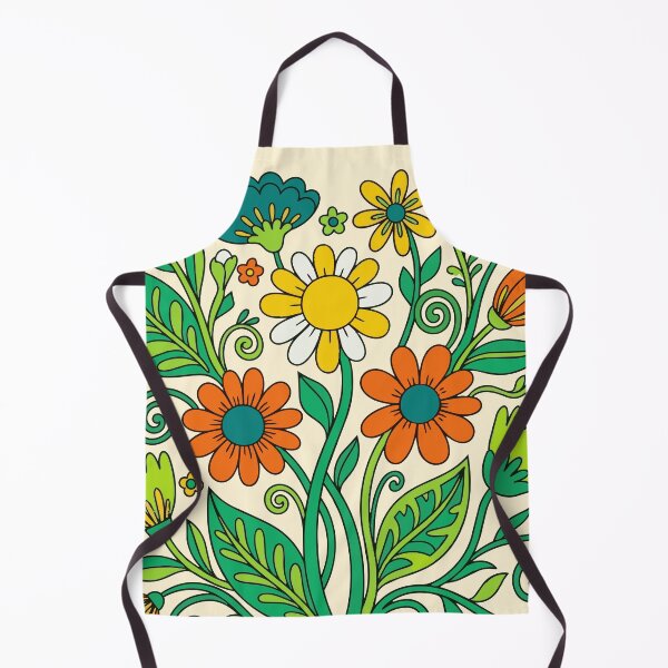 Item preview, Retro 70s Floral Bouquet – Groovy Vintage Flower Power designed and sold by Far Out Goods.