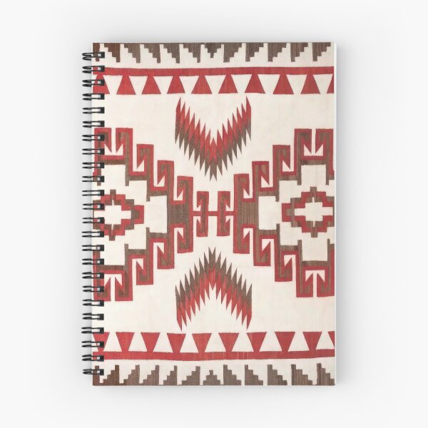 Item preview, NAVAJO 1920s TAPESTRY RESTORATOIN ORIGINAL RED & IVORY - RARE COLORS FOR NAVAJO ART! rotated designed and sold by Big Bang Canvas.