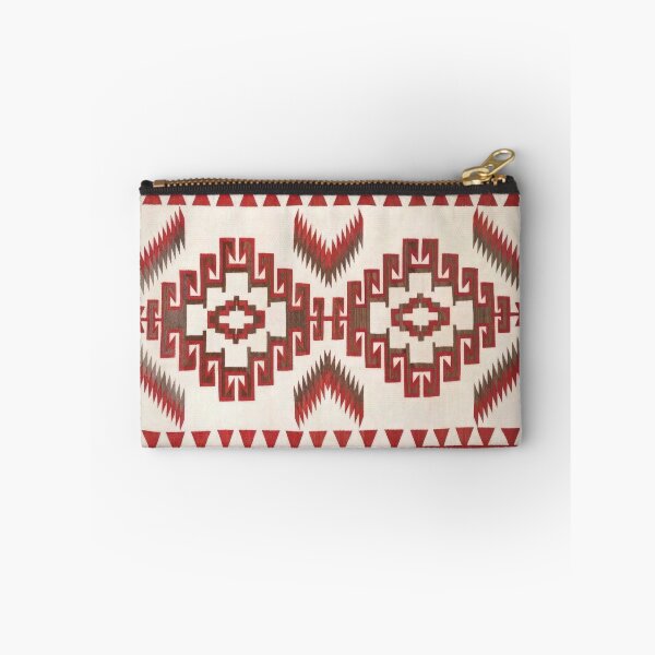 Item preview, NAVAJO 1920s TAPESTRY RESTORATOIN ORIGINAL RED & IVORY - RARE COLORS FOR NAVAJO ART! rotated designed and sold by Big Bang Canvas.