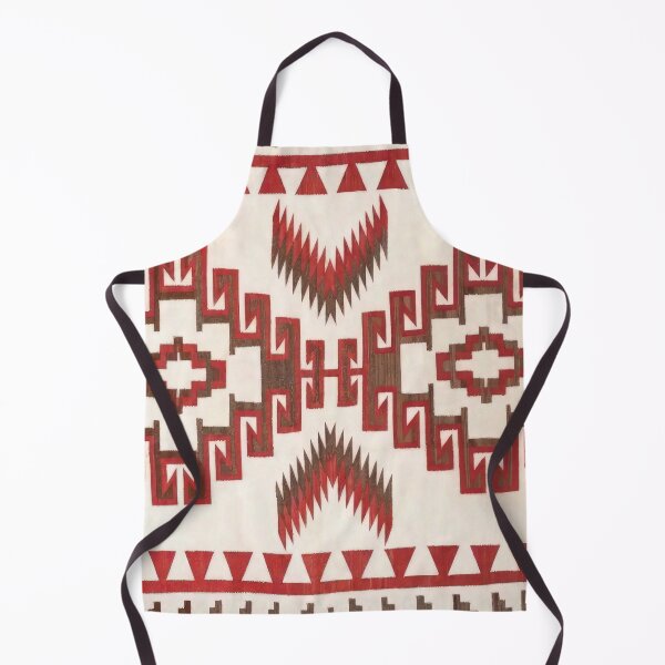 Item preview, NAVAJO 1920s TAPESTRY RESTORATOIN ORIGINAL RED & IVORY - RARE COLORS FOR NAVAJO ART! rotated designed and sold by Big Bang Canvas.