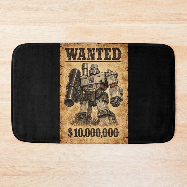Item preview, 80s Cartoon Villains Gallery: Old West Wanted Poster Megatron designed and sold by Rex Vox.