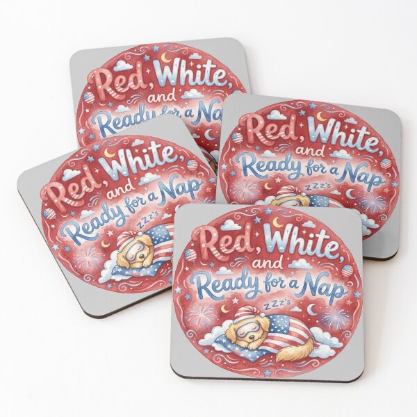 Item preview, Red, White, and Ready for a Nap designed and sold by 1st Choice Design.